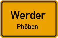 Phöbener Havelweg in WerderPhöben