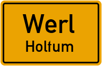 Henkerstraße in WerlHoltum