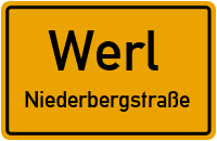 Plassweg in 59457 Werl (Niederbergstraße)