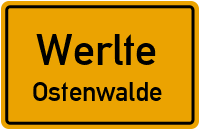 Kurze Straße in WerlteOstenwalde