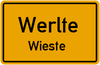 Wiester Straße in WerlteWieste