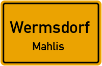Bahnhofstraße in WermsdorfMahlis