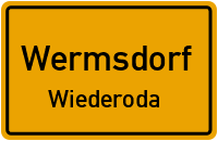 Straßenverzeichnis Wermsdorf Wiederoda