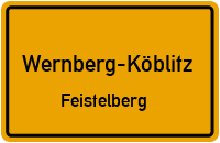 Straßenverzeichnis Wernberg-Köblitz Feistelberg