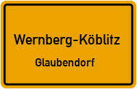 Straßenverzeichnis Wernberg-Köblitz Glaubendorf
