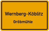 Straßenverzeichnis Wernberg-Köblitz Gröbmühle