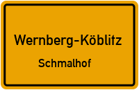 Straßenverzeichnis Wernberg-Köblitz Schmalhof