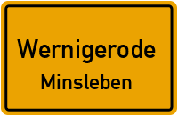 Hauptstraße in WernigerodeMinsleben