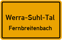 Bergstraße in Werra-Suhl-TalFernbreitenbach
