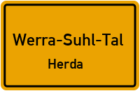 Gerstunger Straße in 99837 Werra-Suhl-Tal (Herda)