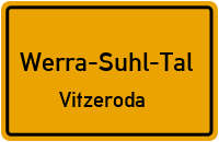 Frauenseer Straße in Werra-Suhl-TalVitzeroda