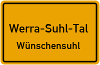 Salzunger Straße in 99837 Werra-Suhl-Tal (Wünschensuhl)