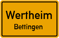 Straßenverzeichnis Wertheim Bettingen