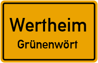 Bergstraße in WertheimGrünenwört