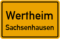 Straßenverzeichnis Wertheim Sachsenhausen