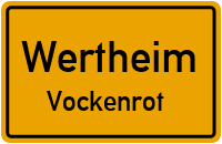 Sachsenhäuser Straße in WertheimVockenrot