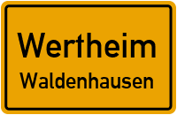 Taubergasse in 97877 Wertheim (Waldenhausen)