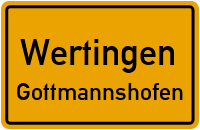 Flurstraße in WertingenGottmannshofen