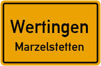 Straßen in Wertingen Marzelstetten