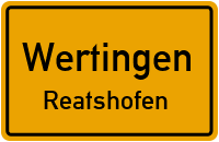 Alte Straße in WertingenReatshofen