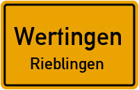 Bliensbacher Straße in WertingenRieblingen