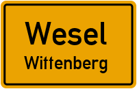 Hagebuttenweg in WeselWittenberg