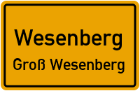 Herweg in WesenbergGroß Wesenberg