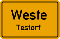 Straßenverzeichnis Weste Testorf