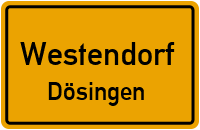 Wiesenstraße in WestendorfDösingen