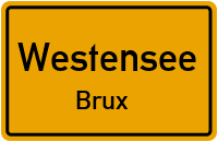 Bruxer Dorfstraße in WestenseeBrux
