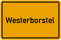 City Sign Westerborstel