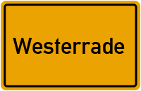 Querstraße in Westerrade