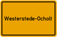 Ortsschild Westerstede-Ocholt
