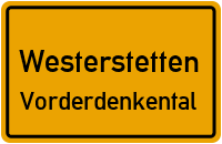 Straßenverzeichnis Westerstetten Vorderdenkental