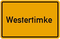 City Sign Westertimke