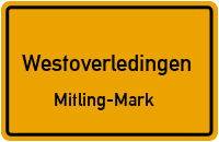 Mitlinger Kirchweg in WestoverledingenMitling-Mark