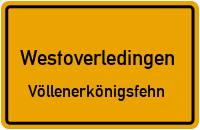 Straßenverzeichnis Westoverledingen Völlenerkönigsfehn
