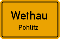 Pohlitzer Str. in WethauPohlitz