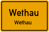 Hauptstraße in WethauWethau