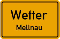 Simtshäuser Straße in WetterMellnau