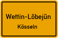 Ernst-Thälmann-Straße in Wettin-LöbejünKösseln