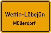 Siedlung in Wettin-LöbejünMüllerdorf