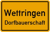 Wagnerstraße in WettringenDorfbauerschaft