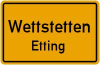 Max-Emanuel-Straße in WettstettenEtting