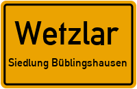 Krankenhauszufahrt in 35578 Wetzlar (Siedlung Büblingshausen)