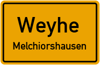 Straßenverzeichnis Weyhe Melchiorshausen