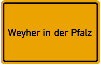 Peter-Eberle-Straße in Weyher in der Pfalz