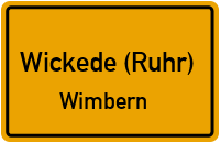 Mendener Straße in Wickede (Ruhr)Wimbern
