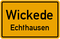 Triftweg in WickedeEchthausen