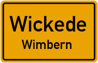 Wimberner Schulweg in WickedeWimbern